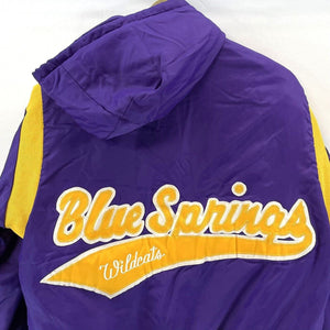 Trophy Jackets Women's Windbreaker CC Blue Springs Wildcats Vtg Made USA Size M