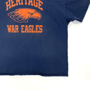 Gildan Men's Graphic T Shirt Heritage War Eagles Sports Navy Blue Size 2XL