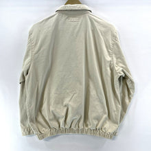 Stylish Beige Zip Up Jacket Size XL