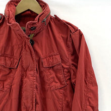 Eddie Bauer Women's Light Jacket Cinch Waist Packable Hood Outdoor Red Size M