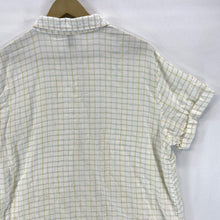 Universal Thread Women's Button Blouse Picnic Plaid Blue Yellow White Size XL