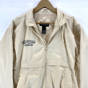 Inner Harbor Men's Coaches Jacket Pockets Ridgerunner Couriers Vtg Beige Size M