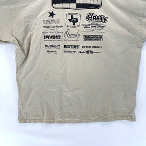 Gildan Men's T Shirt Lone Star 29 Classic Chevy Convention Beige Size 2XL