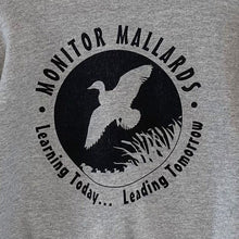 Hanes Men's Graphic Sweatshirt Monitor Mallards Souvenir Cozy Vtg Gray Size M