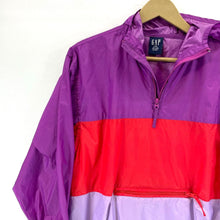 Gap Women's Pullover Jacket 1/4 Zip Lightweight Outdoor Red Purple Size L