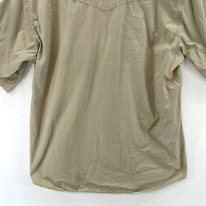 XL Western Khaki Button Shirt