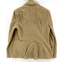 Wrangler Women's Corduroy Blazer Ribbed Jacket Made USA Vtg Camel Tan Size S