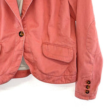 Proenza Schouler Womens Blazer One Button Jacket Casual Office Coral Pink Size S