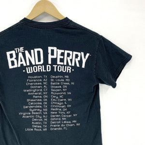 Gildan Unisex T Shirt The Band Perry World Tour Country Music Black Size S