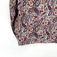 Paisley Pattern Purple Blouse S