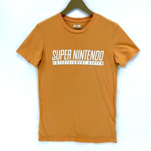 Tailgate Women's Graphic T Shirt Super Nintendo Video Game Fun Orange Size XS