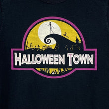 Gildan Women's Graphic T Shirt Halloween Town Disney TV Movie Black Size S