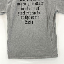 Gildan Men's Graphic T Shirt German Quote Irh Kann' Deutsch Gray Size M