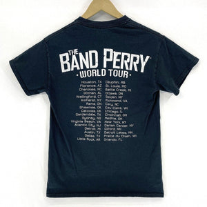 Gildan Unisex T Shirt The Band Perry World Tour Country Music Black Size S