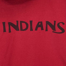 Hanes Men's Hoodie Sweater Ramay Pride Runs Deep Indians Sports Red Size XL