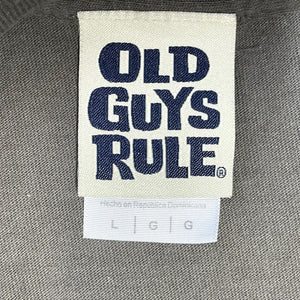 Old Guys Rule Men's Graphic T Shirt Automotive Service Souvenir Gray Size L