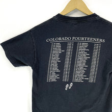 Delta Men's T Shirt Colorado Fourteeners Mountain Expedition Vtg Black Size S