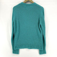 National Women's Knit Sweater Cozy Button Cardigan Teal Blue Size L