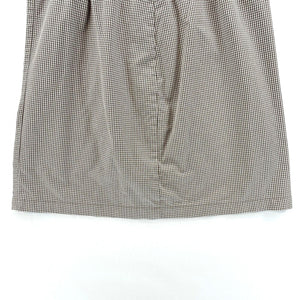 Elegant Light Pencil Skirt Gingham Size12