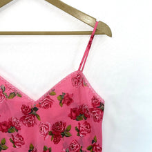 Elegant Sheer Rose Camisole Medium