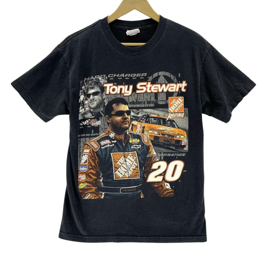 Chase Authentics Men's Nascar 20 Tony Stewart T Shirt Black Size M