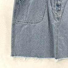 Chic Denim Mini Skirt Frayed Cowgirl Size 10