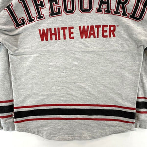 Lifeguard Official Women's Souvenir Shirt Long Sleeve White Water Gray Size S