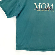 Top Threads Women's T Shirt Mom Stitching Flower Garden Vtg USA Green Size XL