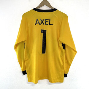 Men's Soccer Goalie Jersey 1 Axel Padded Chest Elbows Lightweight Yellow Size M