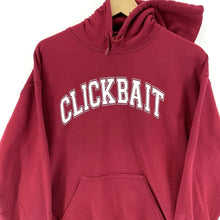 Gildan Men's Hoodie Clickbait Internet Computer College Fun Souvenir Red Size M