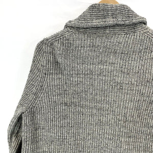 Gap Women's Knit Sweater Open Cardigan Cozy Cottage Relaxed Heather Gray Size L