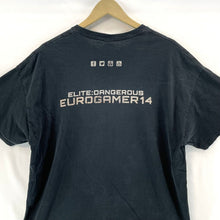 Gildan Men's T Shirt Elite Dangerous Video Game Eurogamer14 Black Size XL