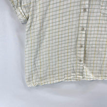 Universal Thread Women's Button Blouse Picnic Plaid Blue Yellow White Size XL