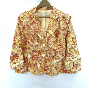 Coldwater Creek Women's Floral Paisley Jacket  XL