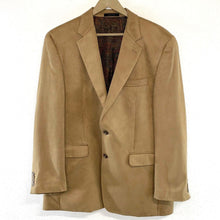 Lauren Ralph Lauren Men's Blazer Two Button Suede Like Pockets Tan Size 42L