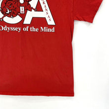 Gildan Men's T Shirt Odyssey Of Mind Creativity Arkansas Razorback Red Size M