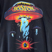 Screen Stars Vtg 1976 Boston T Shirt UFO Debut Album Made in USA Black Size XL