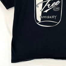 Gildan Men's Graphic T Shirt Free Live Whiskey Mason Jar Souvenir Black Size L