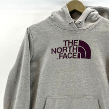 The North Face Women's Hoodie Fleece Sweater Outdoor Purple Gray Size M