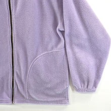 Tipsy Women's Fleece Zip Jacket Alaska Denali Park Vtg Made USA Purple Size L