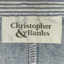 Christopher & Banks Women's Denim Mini Skirt Frayed Cutoff Cowgirl Blue Size 10