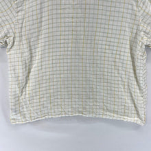 Universal Thread Women's Button Blouse Picnic Plaid Blue Yellow White Size XL