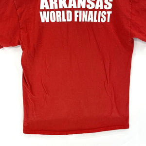 Gildan Men's T Shirt Odyssey Of Mind Creativity Arkansas Razorback Red Size M