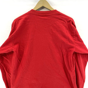 M Size Red Sports Team T-shirt