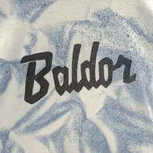 Fruit of Loom Best Men's Graphic T Shirt Baldor Music Splatter Paint Blue Size L