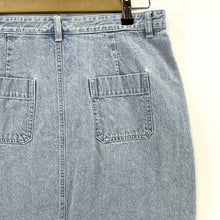 Christopher & Banks Women's Denim Mini Skirt Frayed Cutoff Cowgirl Blue Size 10