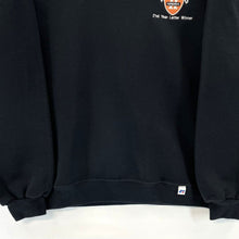 Russel Athletic Men's Sweatshirt Hendrix Warriors Letter Winner Black Size M