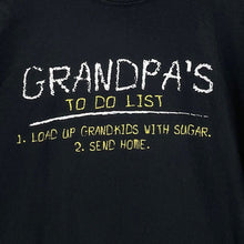 Worlds Greatest Dad Men's T Shirt Grandpa To Do List Funny Souvenir Black Size L