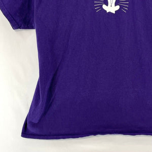 Gildan Men's T Shirt Enlightened AF Woke Yoga Meditation Souvenir Purple Size XL