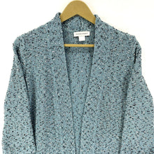 Soft Open Knit Sweater Blue Small